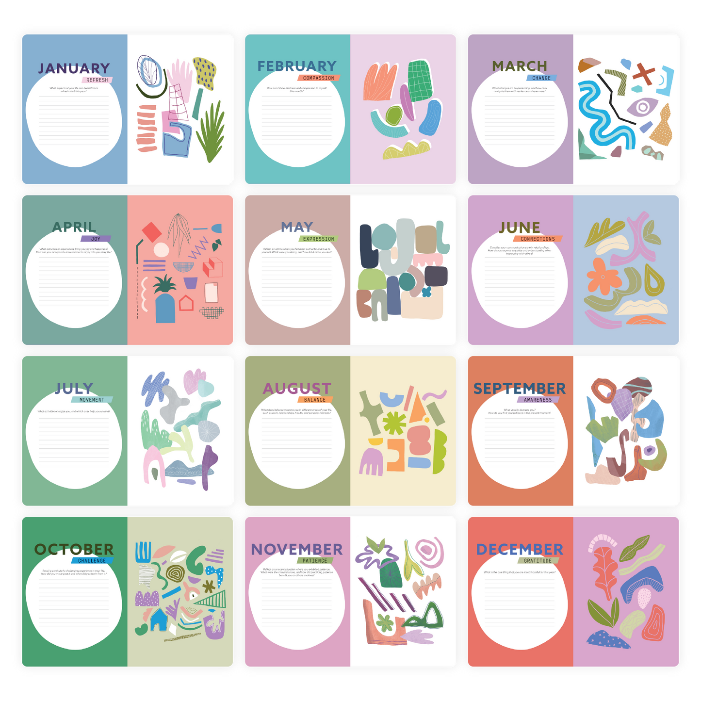 2025 Notebook Planner - Warmth (Apricot)