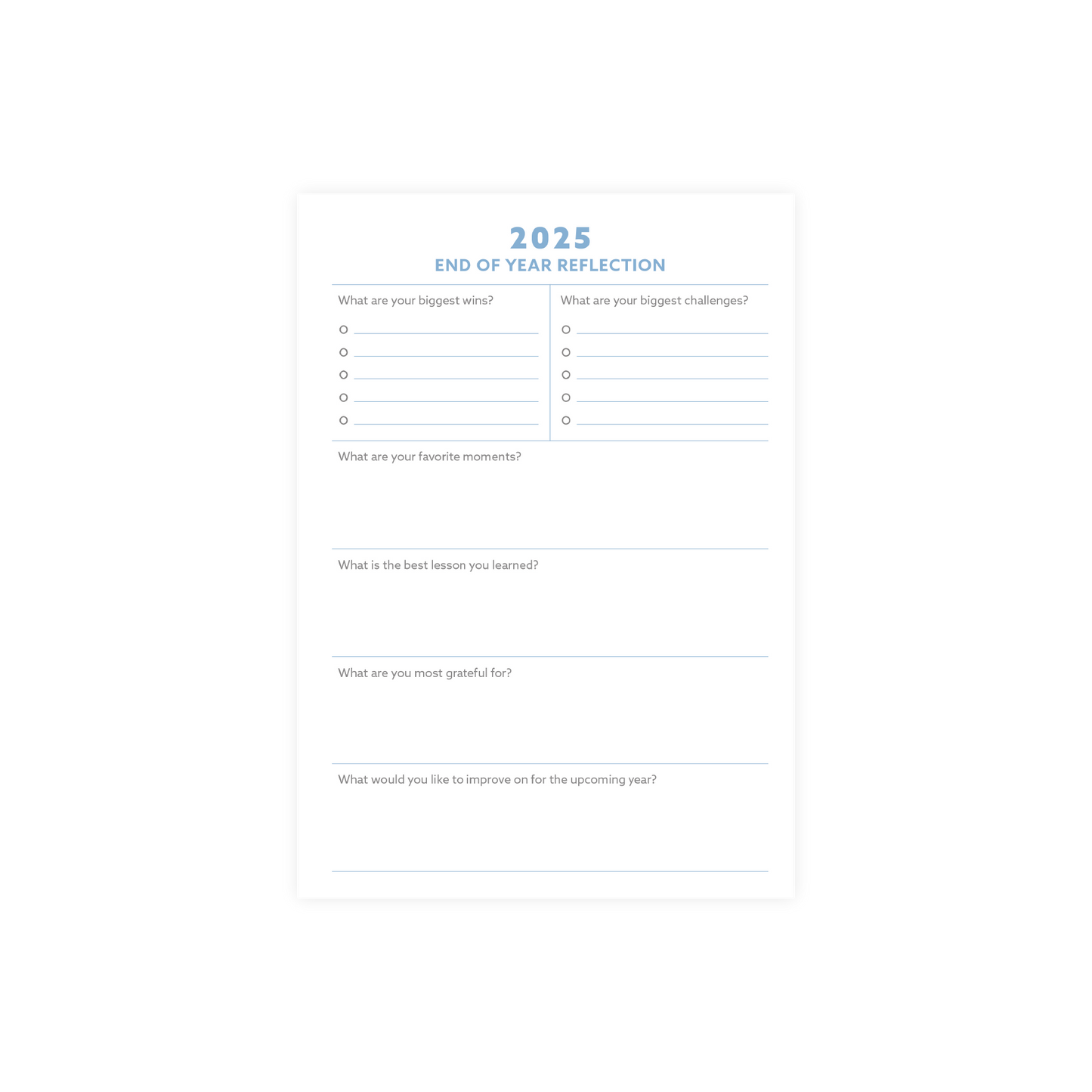 2025 Notebook Planner - Solace (Turquoise)